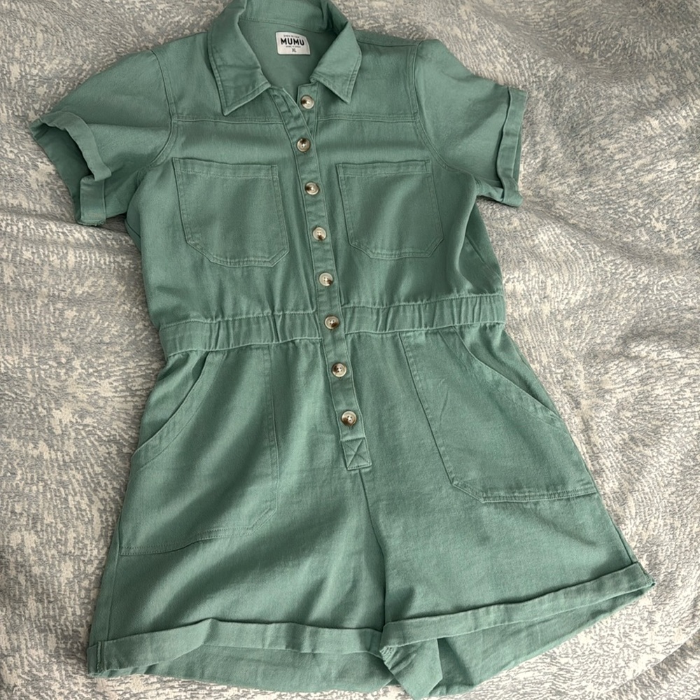 Show me your MUMU denim romper
